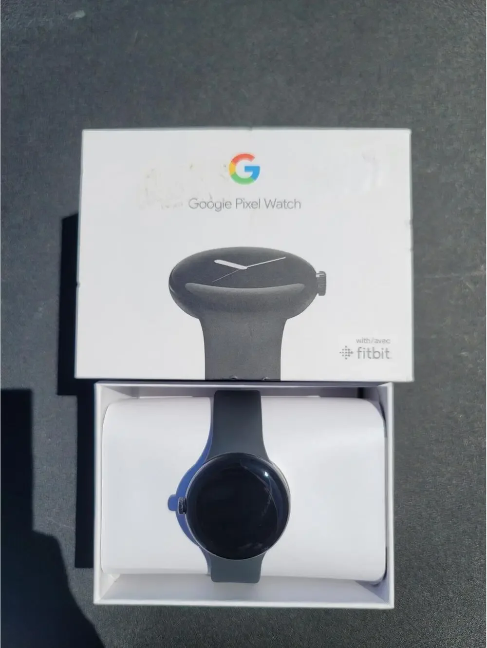 Google Pixel Watch 1st Gen Matte Black Obsidian New Unsealed